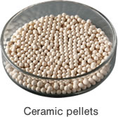 Ceramic pellets